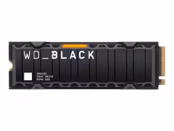 WD Black SN850X NVMe SSD 1 TB (black, PCIe 4.0 x4, NVMe, M.2 2280, heatsink)