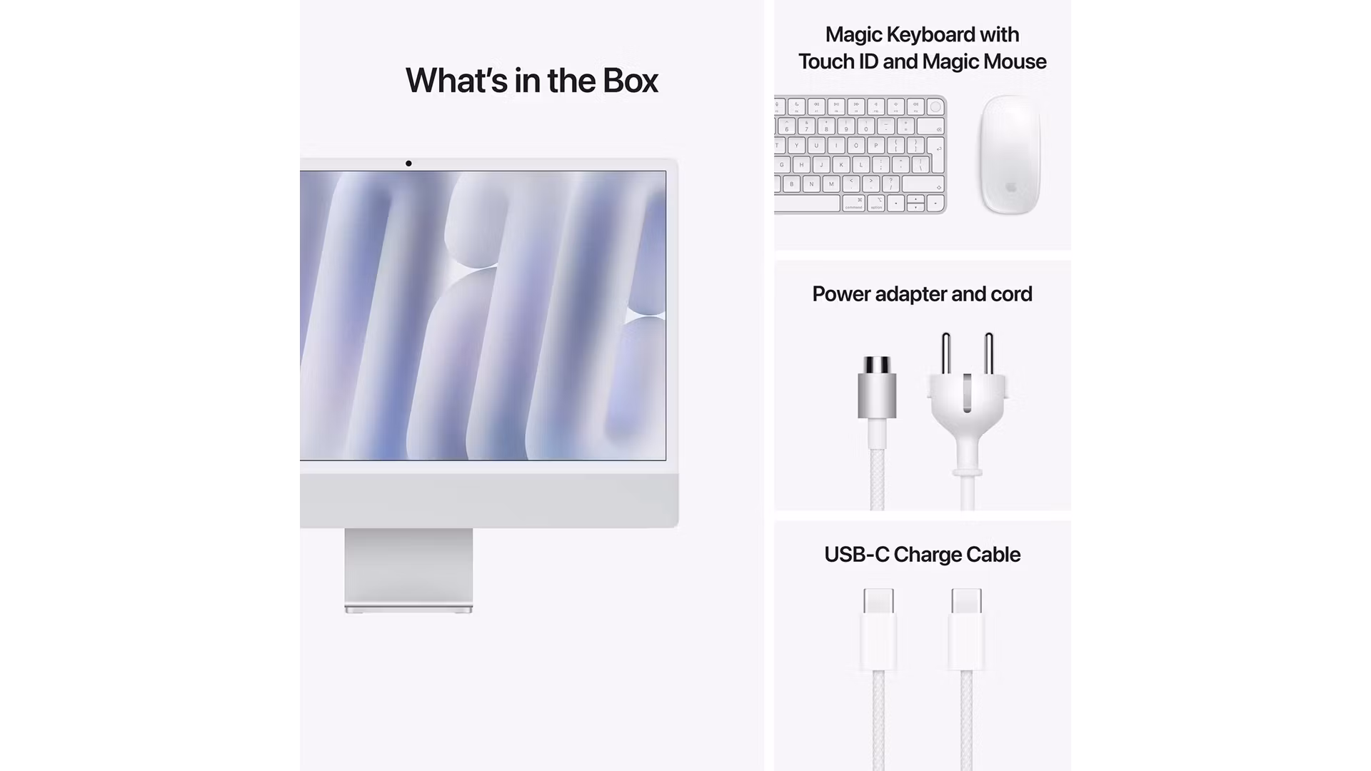 Apple iMac 24" (M4) 10C 16GB 256 GB Silver