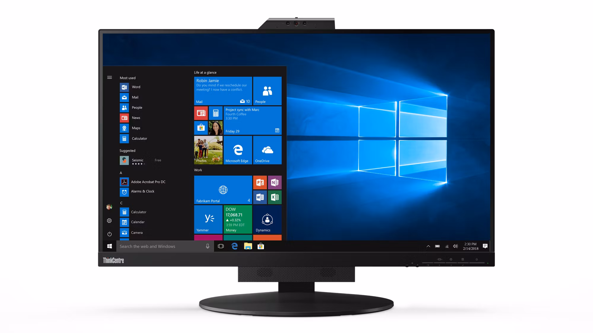 Lenovo 11JHRAT1EU 27" 2560 x 1440 pixels Quad HD LED Monitor