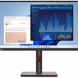 Lenovo ThinkVision T27p-30 LED display 68.6 cm (27") 3840 x 2160 pixels 4K Ultra HD Black