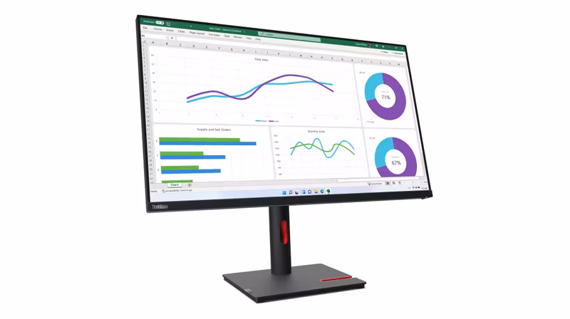 Lenovo ThinkVision T32h-30 31.5" 2560 x 1440 pixels Quad HD Monitor