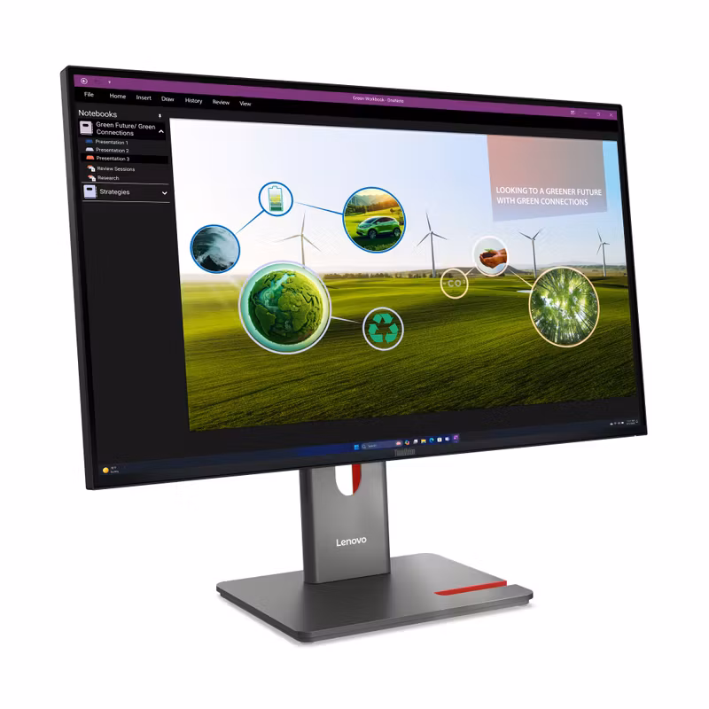 Lenovo ThinkVision P27Q-40 27" 2560 x 1440 pixels Quad HD Monitor