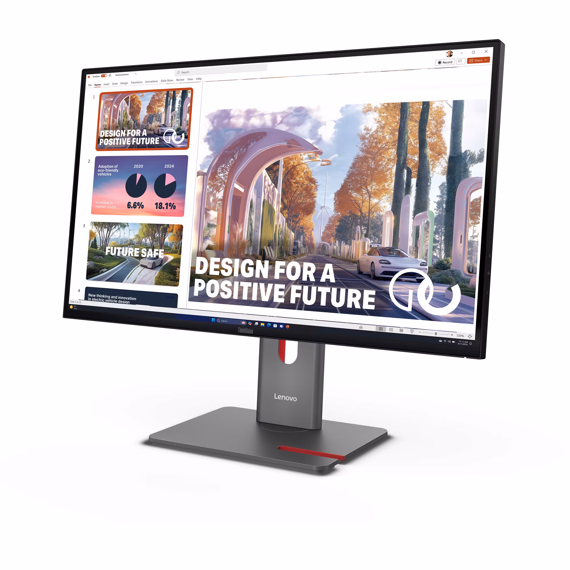 Lenovo ThinkVision P27QD-40 27" 2560 x 1440 pixels Wide Quad HD Monitor