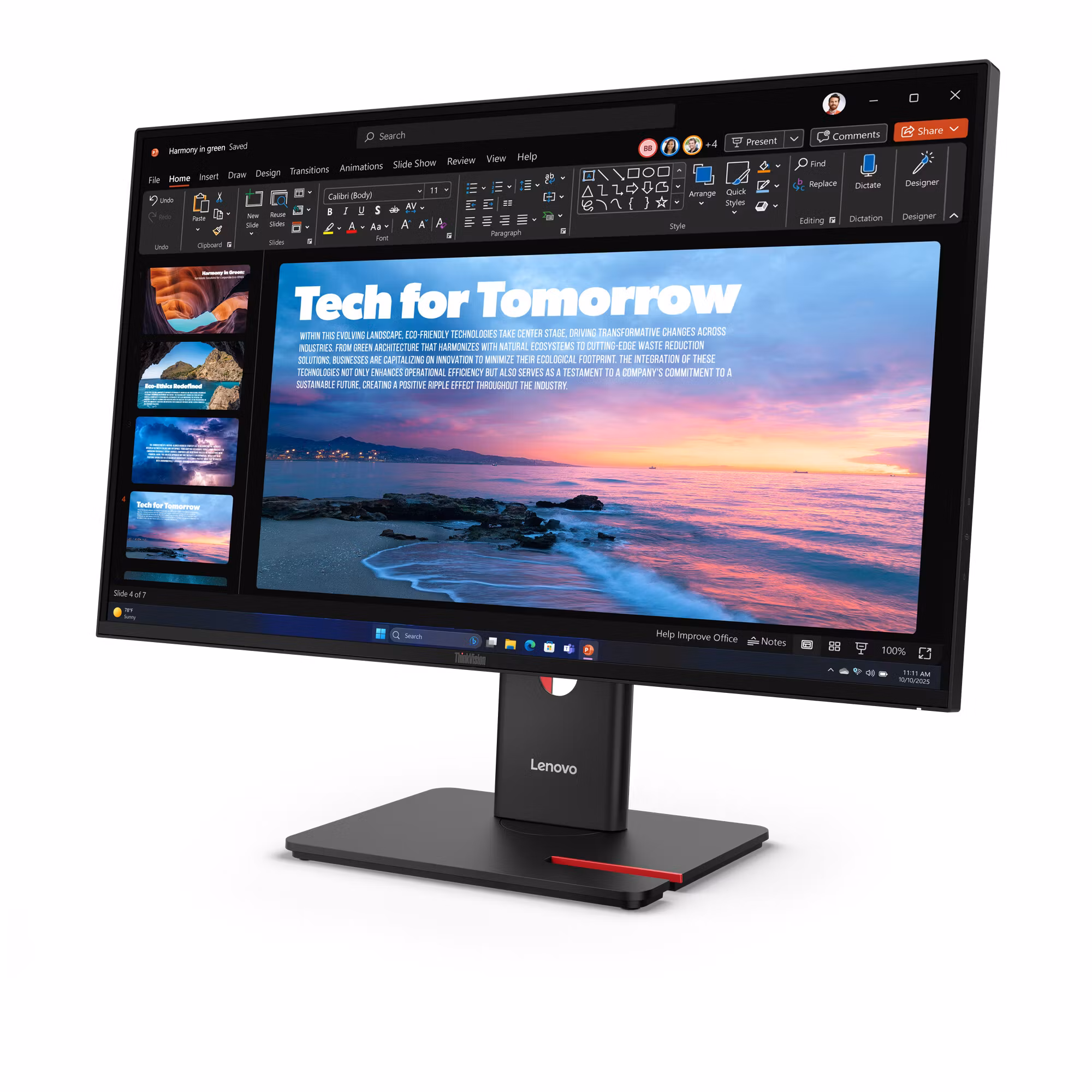 Lenovo ThinkVision T27QD-40 LED display 27" 2560 x 1440 Monitor