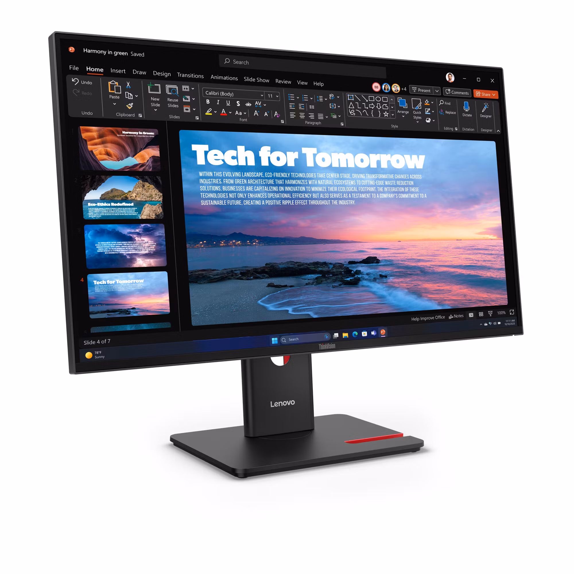 Lenovo ThinkVision T27QD-40 LED display 27" 2560 x 1440 Monitor