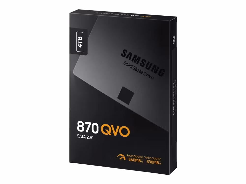 Samsung 870 QVO SSD MZ-77Q4T0BW 4TB 2.5" SATA-600