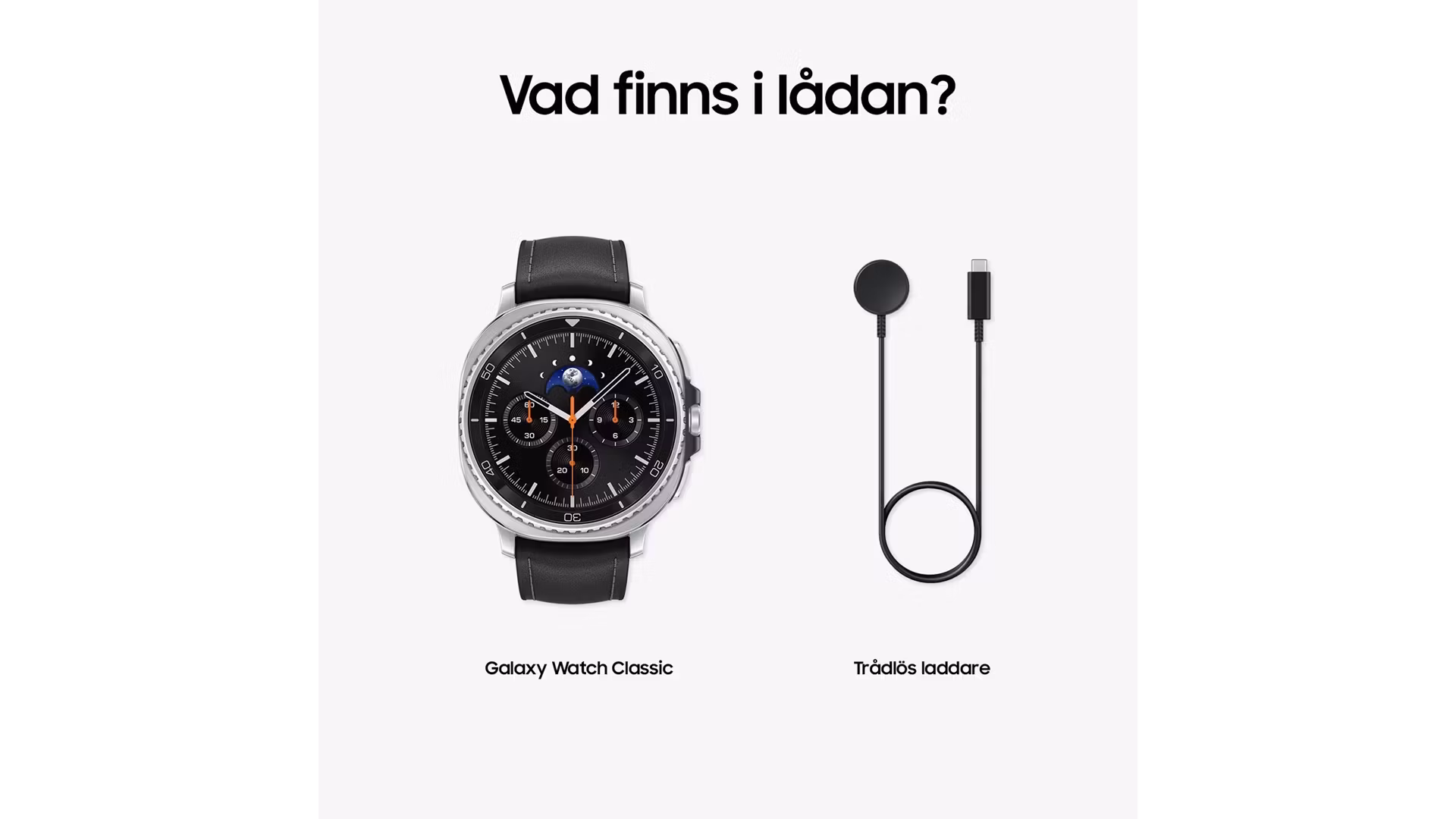 Samsung Galaxy Watch8 Classic BT 46mm Svart