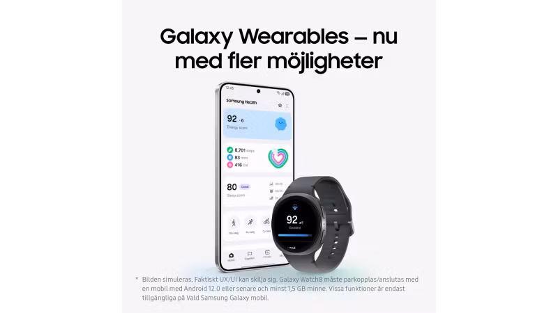 Samsung Galaxy Watch8 40mm BT Grafit