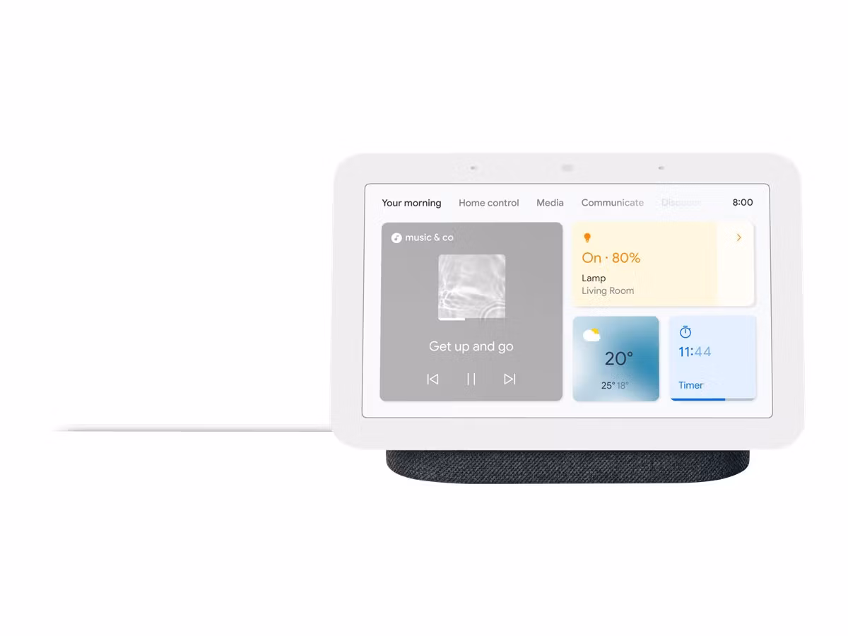 Google Nest Hub 7" (2nd Gen) Smart display Kolsvart