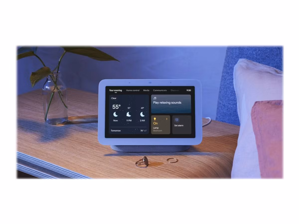 Google Nest Hub 7" (2nd Gen) Smart display Kolsvart