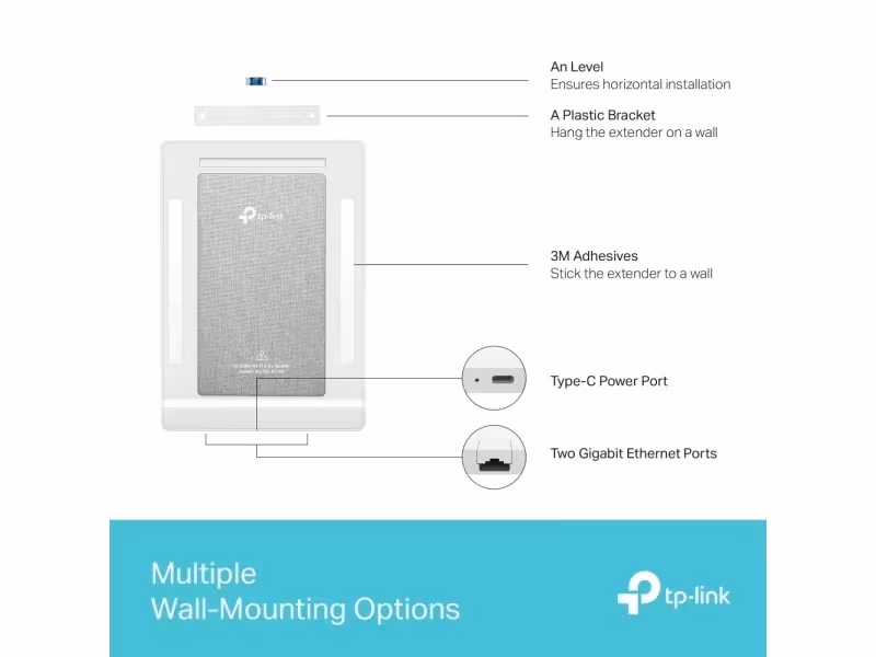 TP-Link Archer Air R5 V1.6 Trådlös Router Väggmonterbar