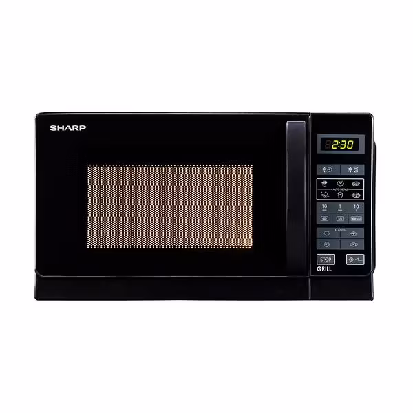 Sharp R-642(BK)W Mikrovågsugn med grill fristående Svart