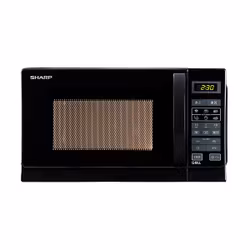 Sharp R-642(BK)W Mikrovågsugn med grill fristående Svart