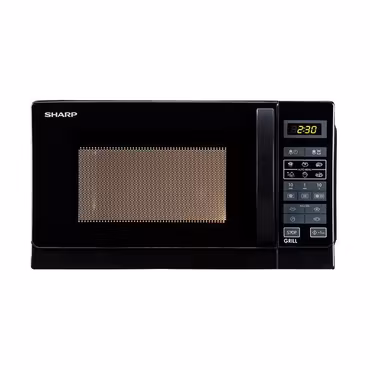 Sharp R-642(BK)W Mikrovågsugn med grill fristående Svart