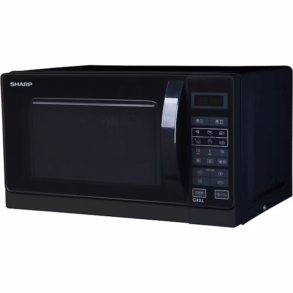 Sharp R-642(BK)W Mikrovågsugn med grill fristående Svart