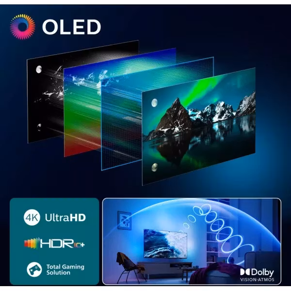 Philips 55OLED76012 55" 4K Ultra HD Ambilight Smart TV