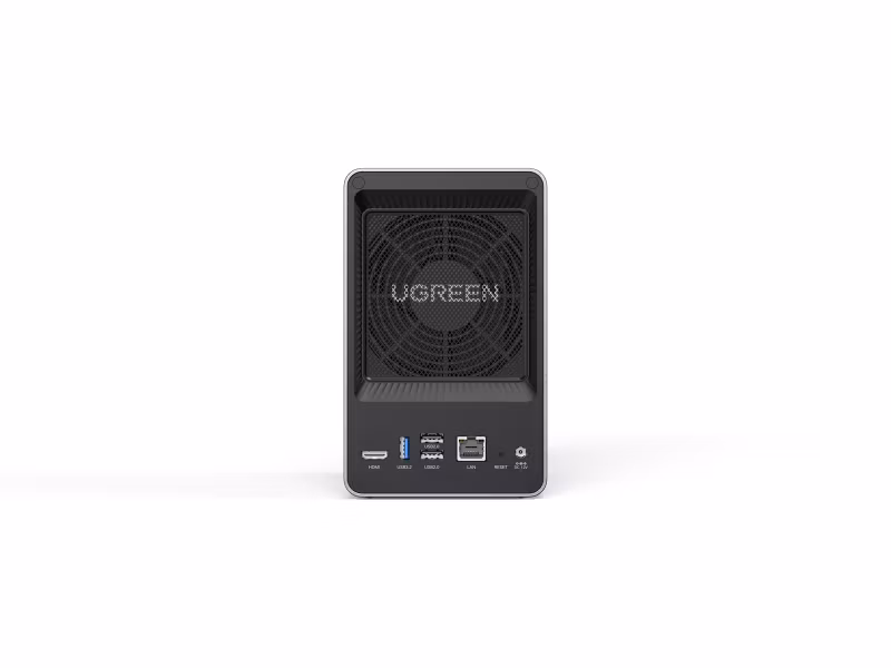 Ugreen NASync DXP2800 NAS System 2-Bay Kompakt Intel N N100 8 GB DDR5 0 TB UGOS Pro