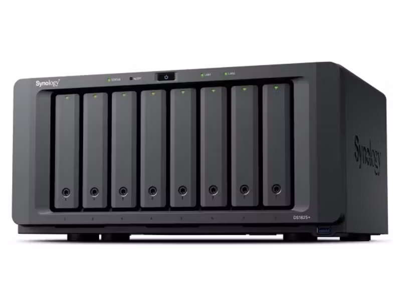 Synology DiskStation DS1825+ NAS & lagringsserver Ryzen Embedded V1500B 8 GB DDR4 0 TB