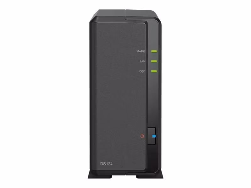 Synology Disk Station DS124 NAS-server RAM 1 GB