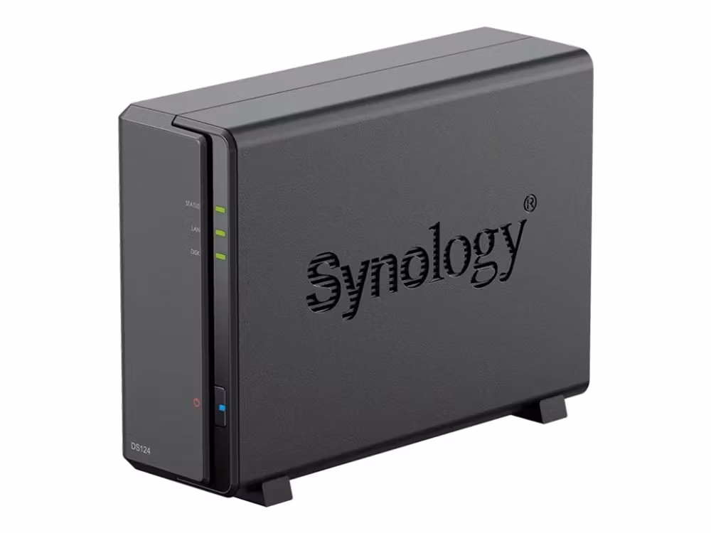 Synology Disk Station DS124 NAS-server RAM 1 GB