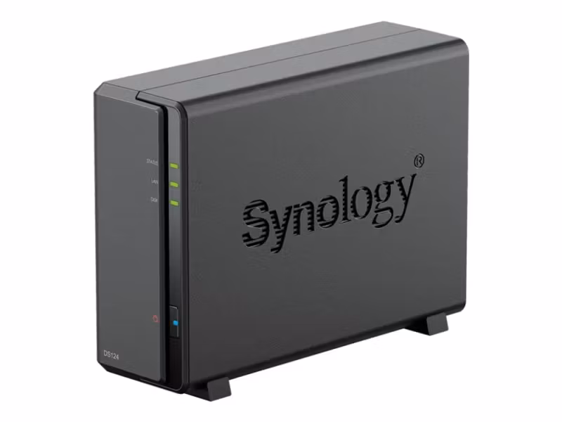 Synology Disk Station DS124 NAS-server RAM 1 GB