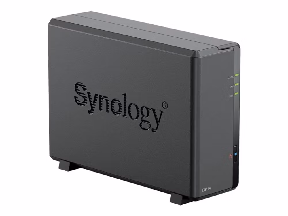 Synology Disk Station DS124 NAS-server RAM 1 GB