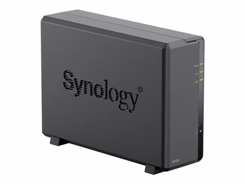 Synology Disk Station DS124 NAS-server RAM 1 GB
