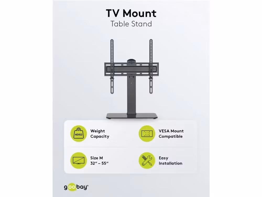 Goobay Bordställ Basic för TV 32-55"