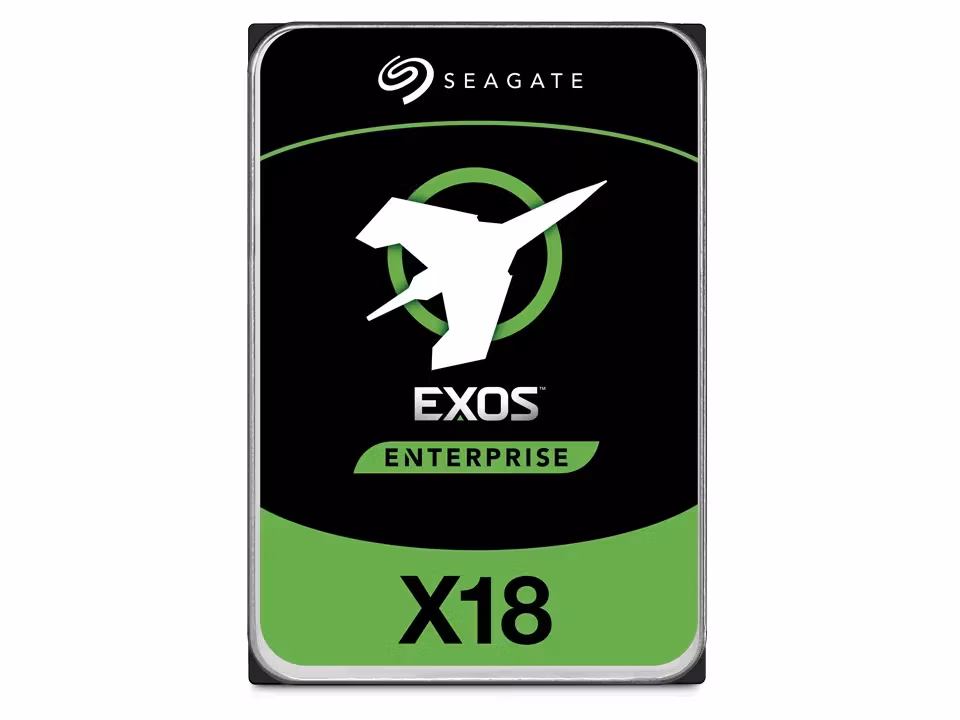 Seagate Exos X18 Hårddisk ST12000NM000J 12TB SATA-600 7200rpm