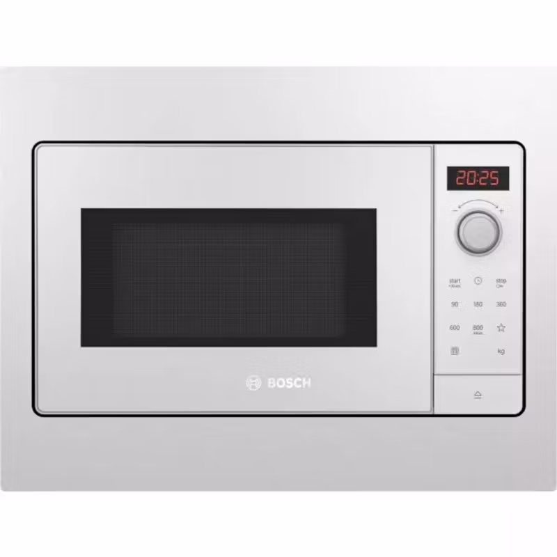 Bosch BFL523MW3 Series 2, inbyggd mikrovågsugn (vit)