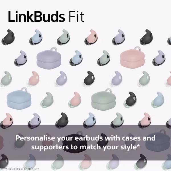 Sony LinkBuds Fit Trådlös In-ear Hörlurar Svart