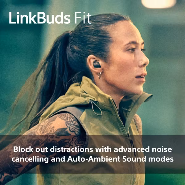 Sony LinkBuds Fit Trådlös In-ear Hörlurar Svart