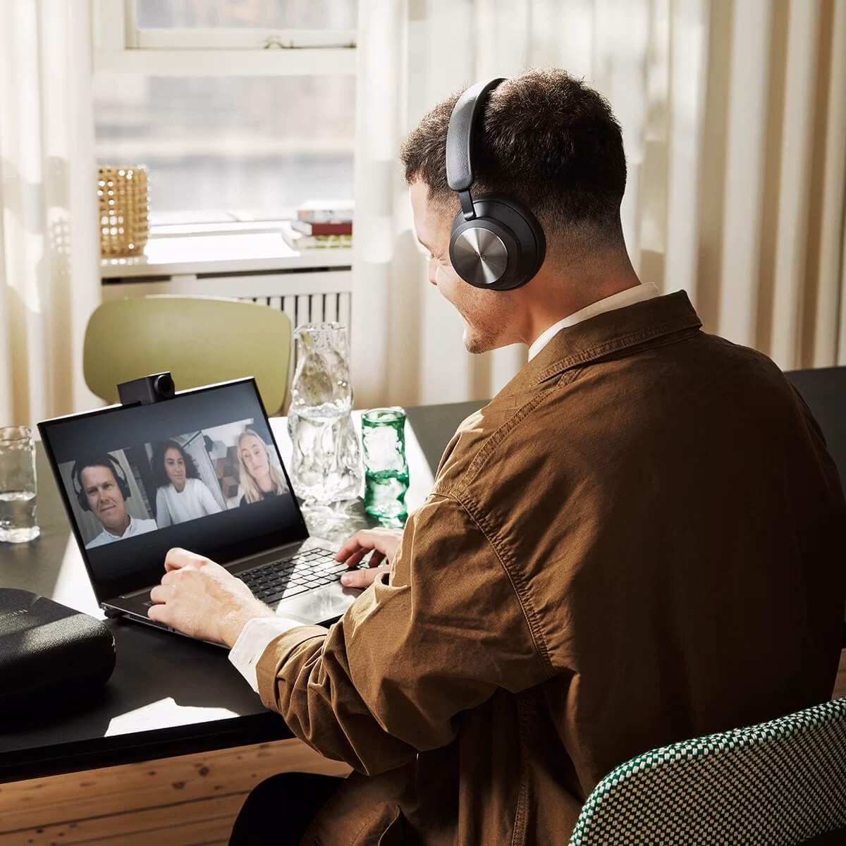 Bang & Olufsen Beocom Portal Headset Kabel & Trådlös Svart
