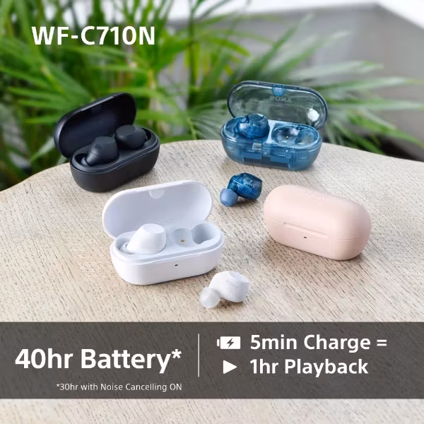 Sony WF-C710N True Wireless In-ear svart