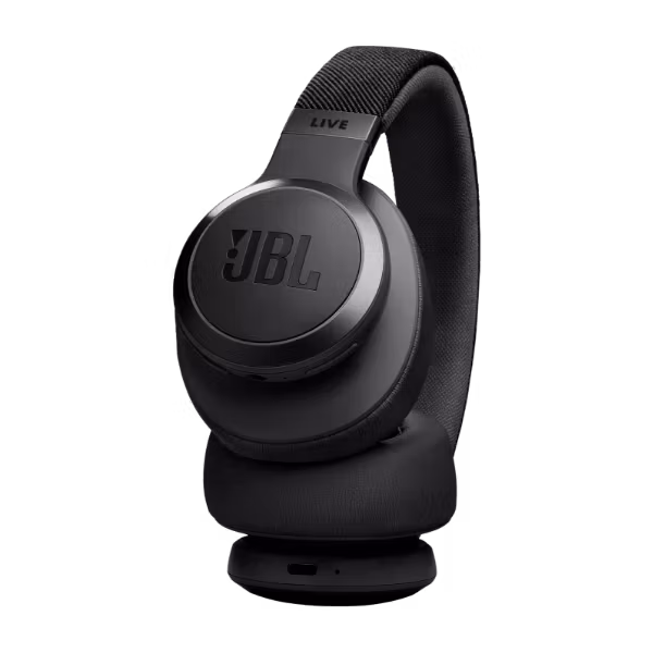 JBL Live 770 trådlösa Over-Ear brusreducerande hörlurar Svart