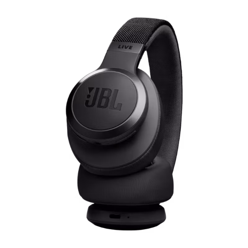 JBL Live 770 trådlösa Over-Ear brusreducerande hörlurar Svart