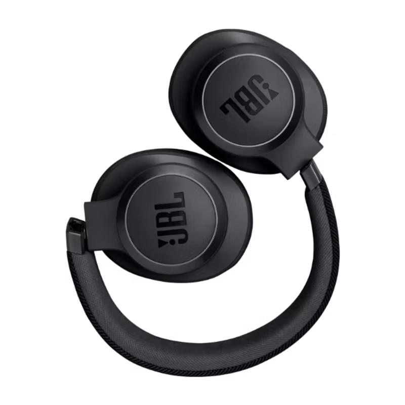 JBL Live 770 trådlösa Over-Ear brusreducerande hörlurar Svart