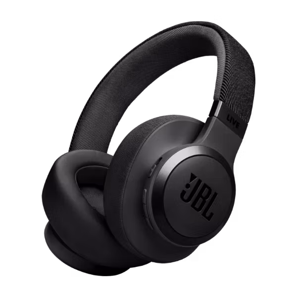 JBL Live 770 trådlösa Over-Ear brusreducerande hörlurar Svart