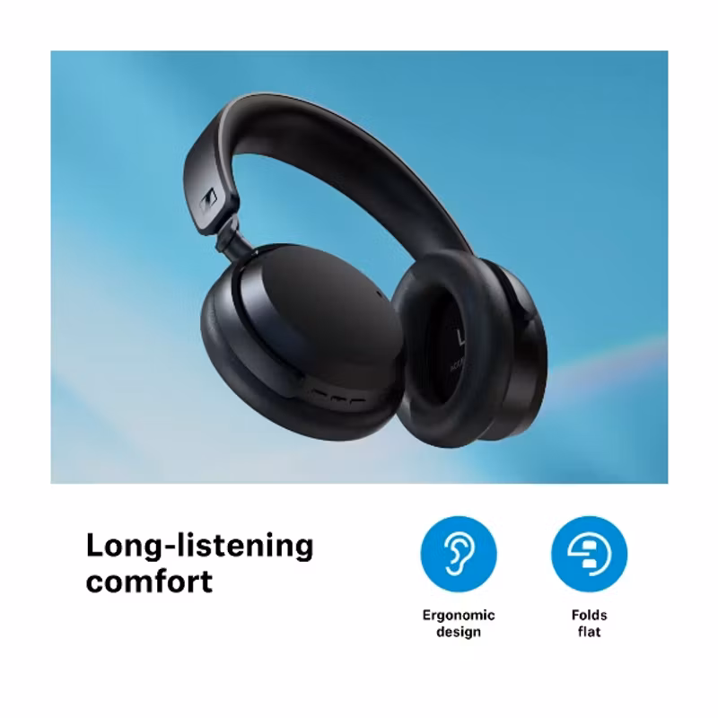 Sennheiser Accentum Wireless Over Ear Hörlurar Svart