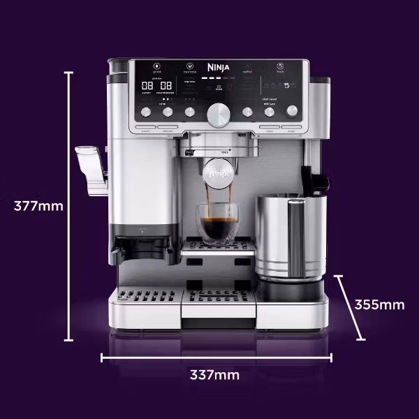 Ninja ES701EU Luxe Semiautomatisk kaffemaskin Rostfritt