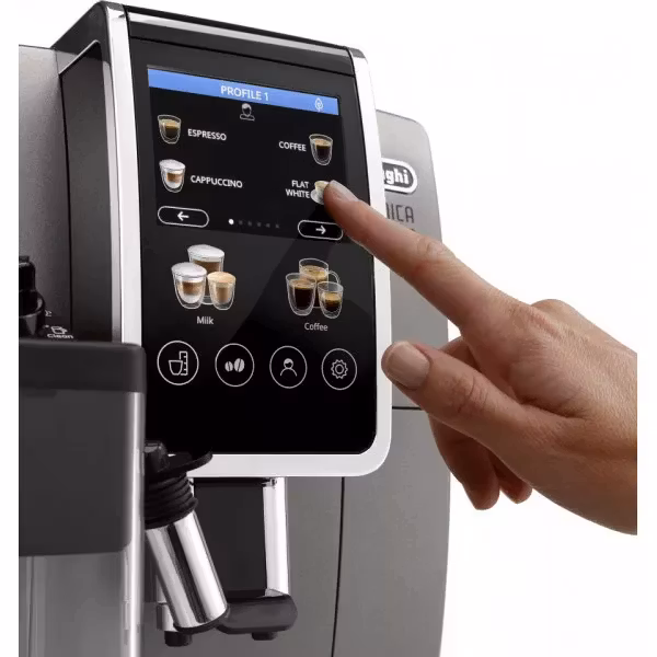 De'Longhi Dinamica Plus ECAM380.95.TB Automatisk kaffemaskin Titansvart