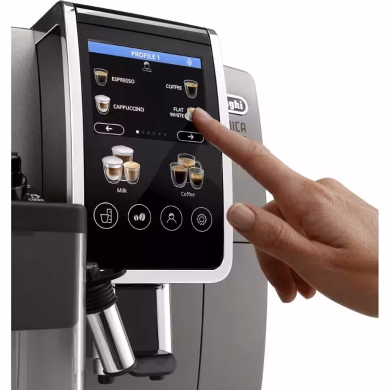 De'Longhi Dinamica Plus ECAM380.95.TB Automatisk kaffemaskin Titansvart