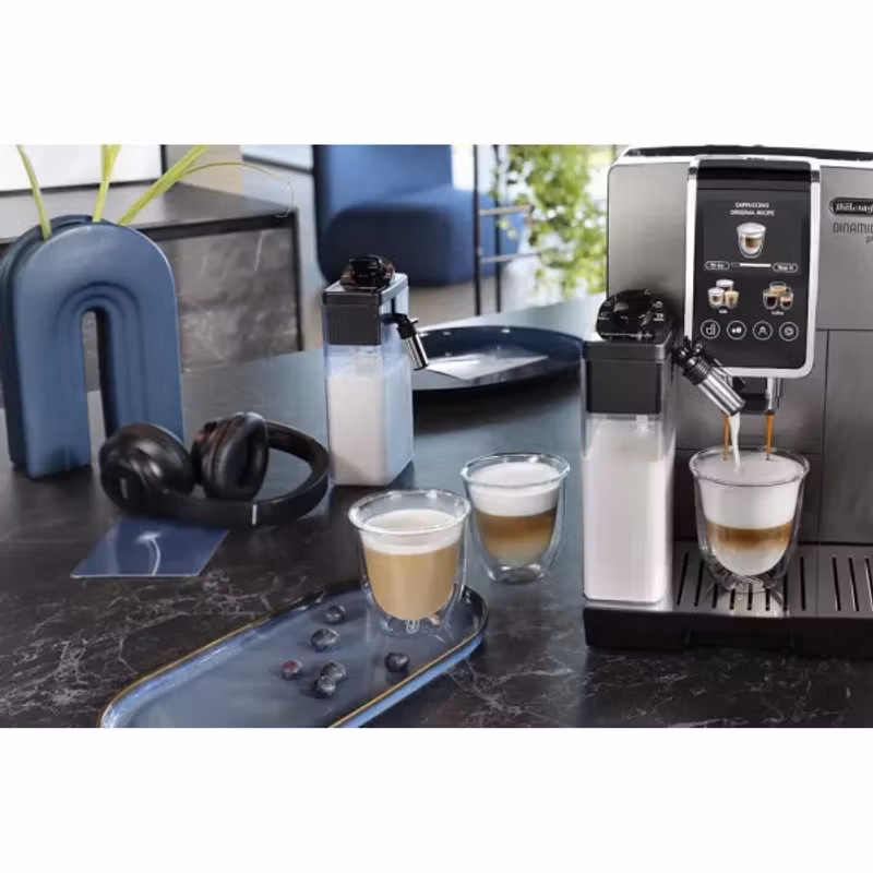 De'Longhi Dinamica Plus ECAM380.95.TB Automatisk kaffemaskin Titansvart