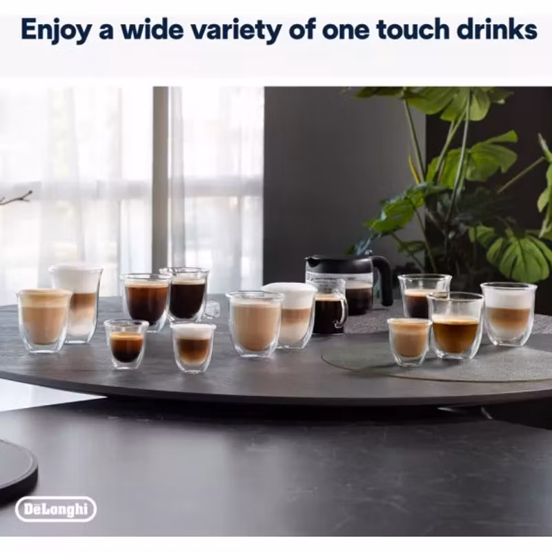 De'Longhi Dinamica Plus ECAM380.95.TB Automatisk kaffemaskin Titansvart