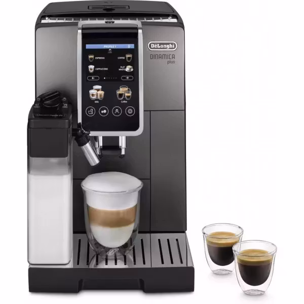 De'Longhi Dinamica Plus ECAM380.95.TB Automatisk kaffemaskin Titansvart