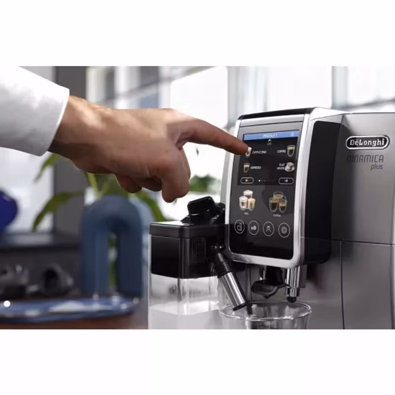 De'Longhi Dinamica Plus ECAM380.95.TB Automatisk kaffemaskin Titansvart