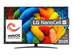 LG NanoCell AI NANO81 (2025) 55" 4K UHD Smart TV