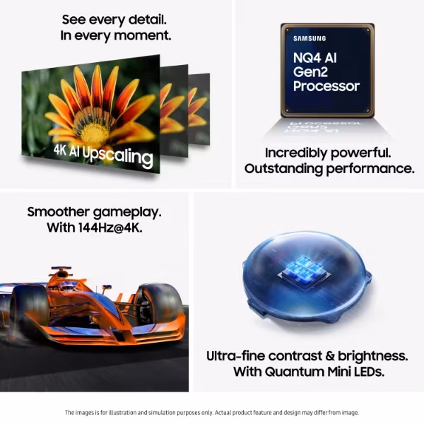 Samsung 50" 4K UHD Quantum Mini LED Smart TV