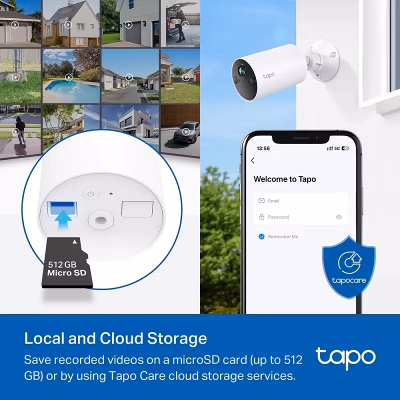TP-Link Tapo C410 V1 övervakningskamera utomhus