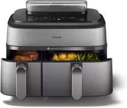 Philips 5000 Series NA555 Airfryer Dual Basket